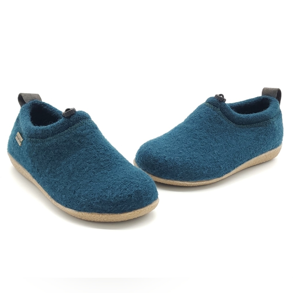 Haflinger Guido Wool Slip On Adjustable Cushioned Clog Womens Size 7 EU 38